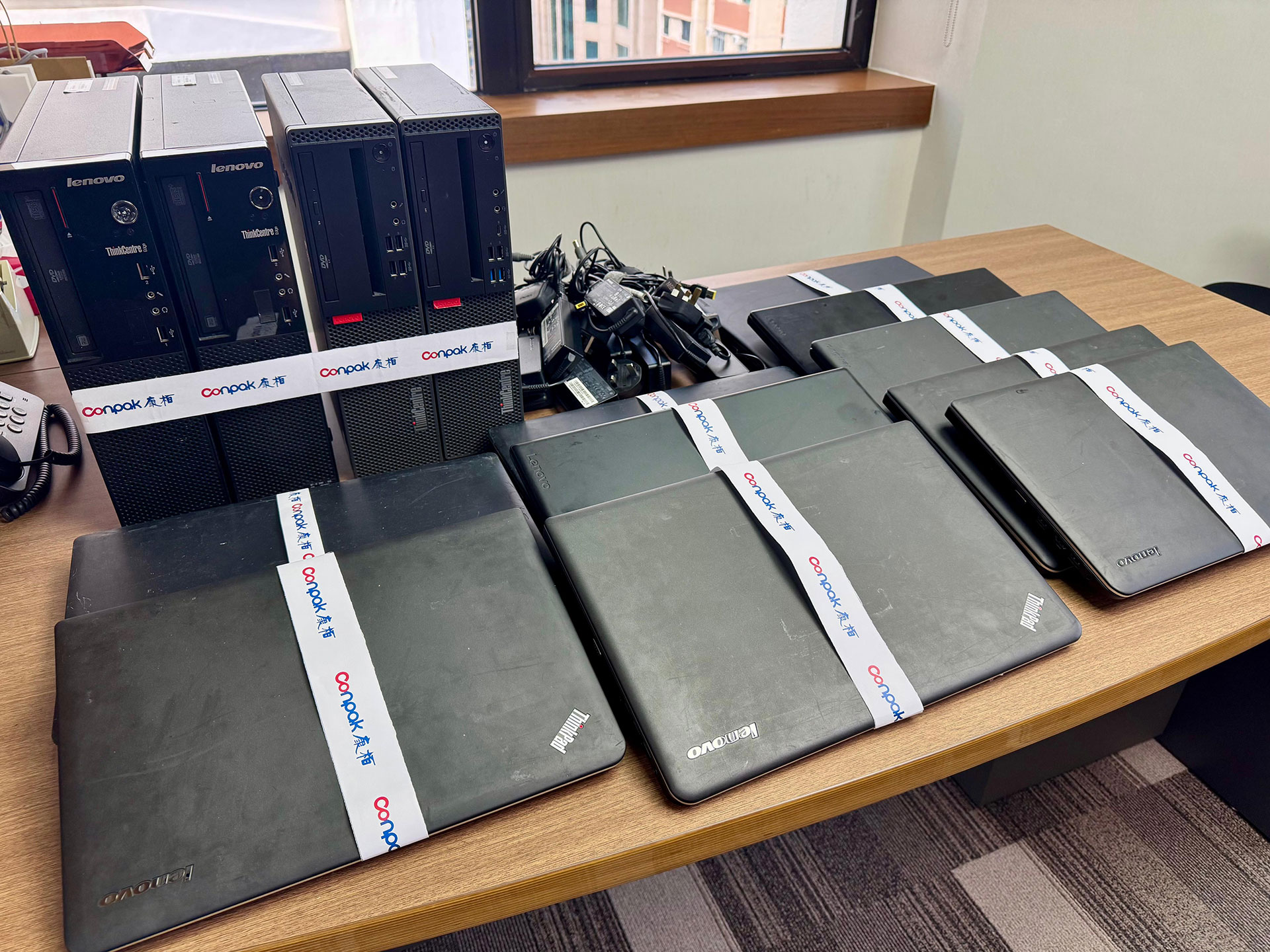 捐贈第二十三批閒置電腦產品